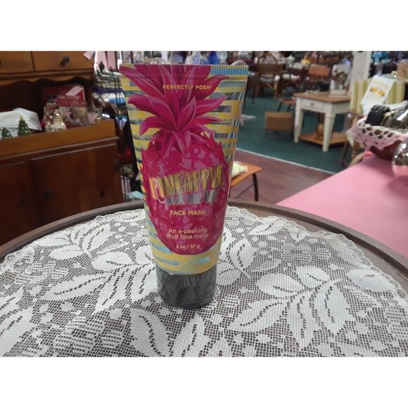 Perfectly Posh Pineapple Pick Me Up Face Mask Tropical Scent - Picture 2 of 3